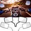 2Pcs Motorcycle Street Modified Rearview Mirror Rear View Side Mirrors