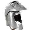 15th Century Great Bascinet Helmet- 18 Gauge Steel for LARP Reenactment