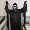 Black Death Ghost Costume Child Adult Clothes, Belts, Gloves Set Demon Costumes  All Saints' Day