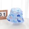 Cartoon Printed Baby Bucket Hat Spring Summer Panama Hat For Kids Sun Hat Soft Cotton Children Boys Girls Beach Cap