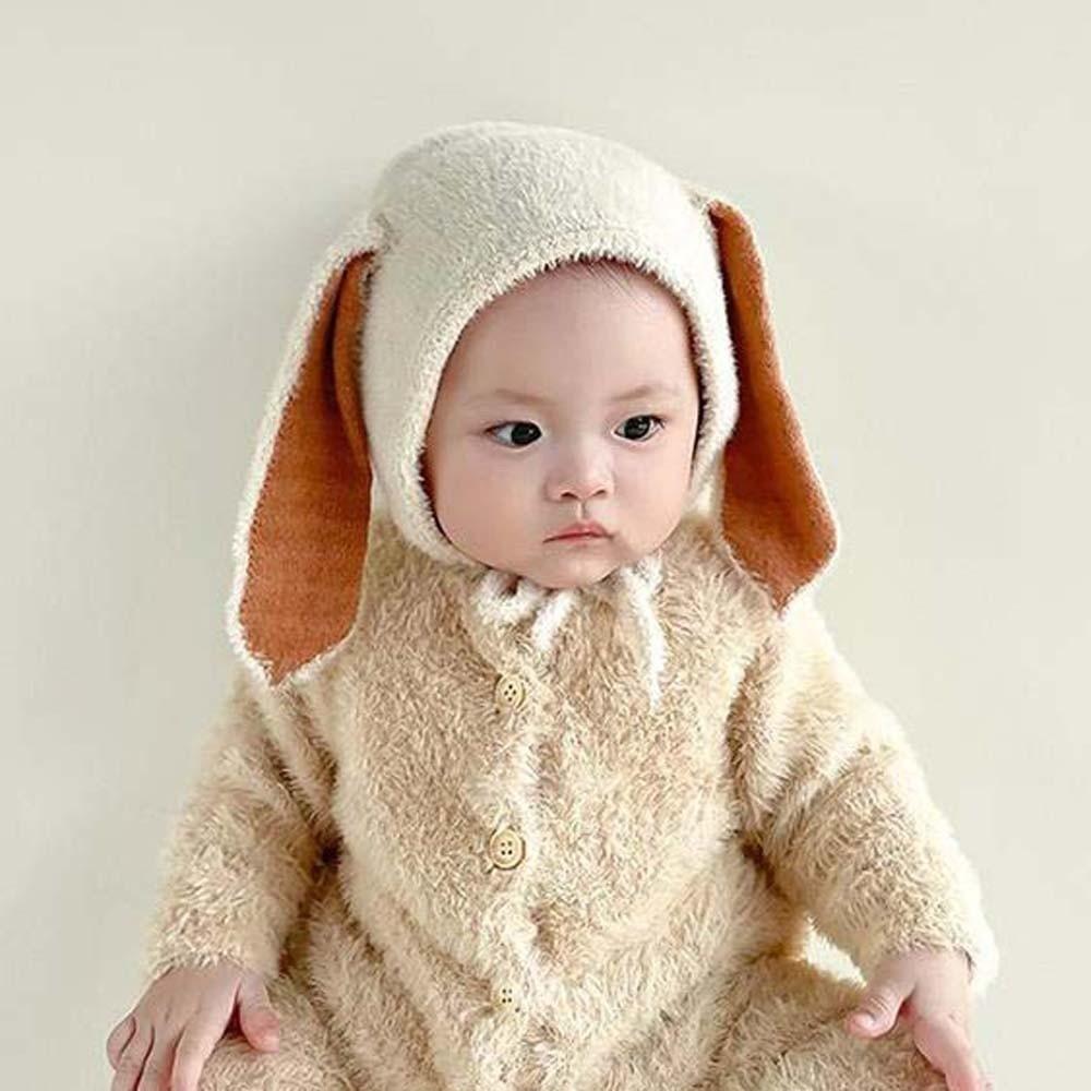 Elastic Children Pullover Cap Solid Color Kids Woolen Hat Personality Brimless Beanie Cap Outdoor