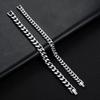 Elegant Cuban Chain Bracelets Buckle Steel Link Bracelet American Metal Hand Chains  Hip Hop