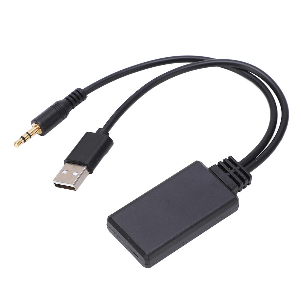3.5mm Car Wireless Bluetooth Receiver Music Player AUX USB Adapter Universal for Auto Radio Stereo