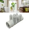 Bathtub Water Manifold Connector PVC 6 Hole Pipe Fitting with Ribbed Outlets for Multi Point Water Distribution in Bathroom