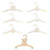 Упаковка из 10 прочных деревянных детских вешалок без накладок, органайзеры для одежды малышей, аксессуары для дома в детских шкафах
