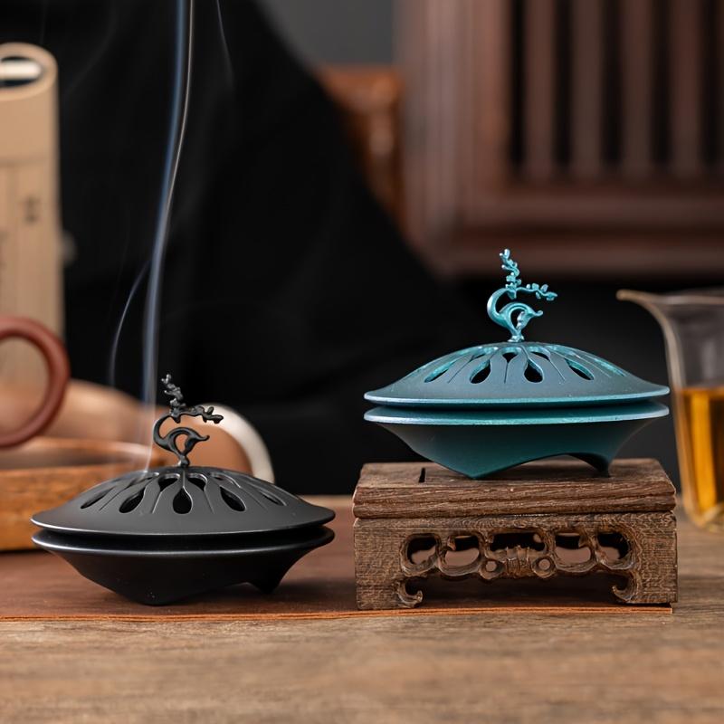 1Pc Aluminum Incense Burner - Metal Incense Burner for Yoga, Home Decor, Camping, Garden - Ideal Gift for Candle Dinner