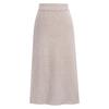 Fashion Women Female Elegent Clothing New Woolen Skirt Split Bag Hip Skirt Step Long Skirt Wool