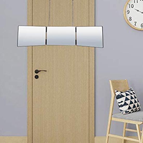 Mirror Realistic Reflection Easy To Store ABS 360-degree Tri-fold Mirror for Gift