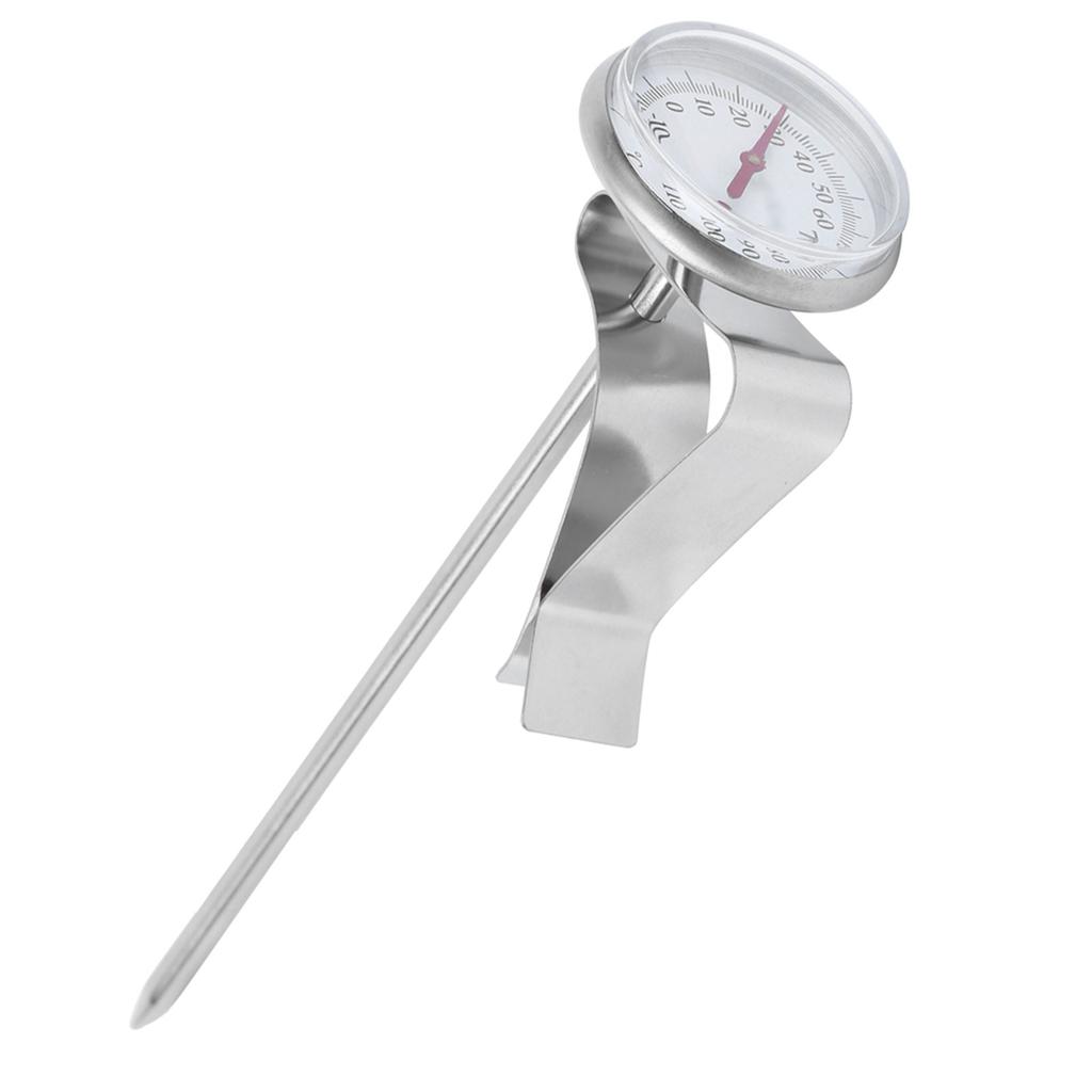 Adjustable Hanging Coffee Foaming Thermometer Temperature Gauge with Clip Kitchen ToolsShort Type