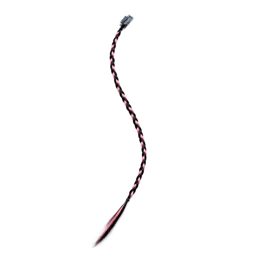 Легкий плетеный парик с прочным BB-зажимом, плетеная коса, хвост, плетение волос, наращивание для женщин