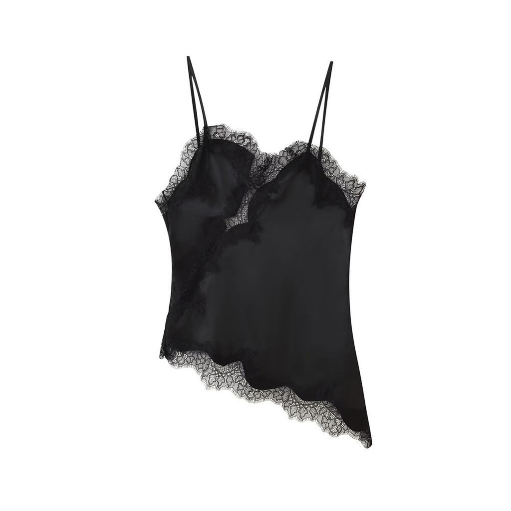 Женские топы-майки из шелкового сатина с V-образным вырезом, повседневные майки без рукавов, нарядные летние рубашки