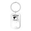 Engraved Metal Keychain Bottle Opener - Family Gift for Birthdays & Father's Day