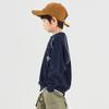 Duoduo Home Boys' Casual Color Block Crew Neck Sweatshirt