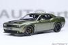 AUTOart Dodge Challenger SRT Jailbreak 2022 Black Stripe Finished Model 71761 1/18 (Metallic Green/Carbon [F8 GREEN])