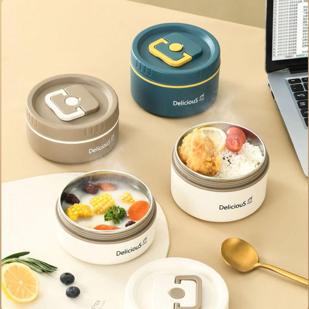 Большой емкости изолированный пищевой контейнер из нержавеющей стали ланч-бокс с сумкой для хранения для взрослых