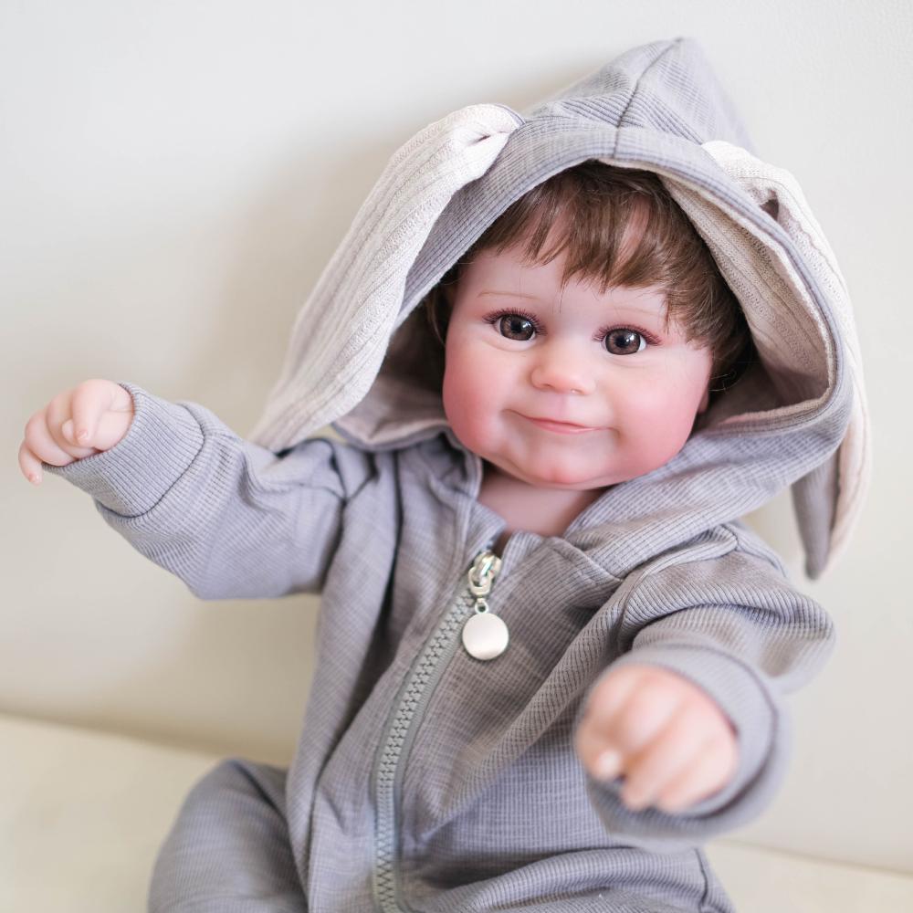 50 см полностью силиконовое тело Reborn Baby Doll Maddie Cute Chubby Водонепроницаемая 20-дюймовая кукла-эмуляция для девочек 3D картина с кожей настоящая, как куклы для маленьких мальчиков для детей