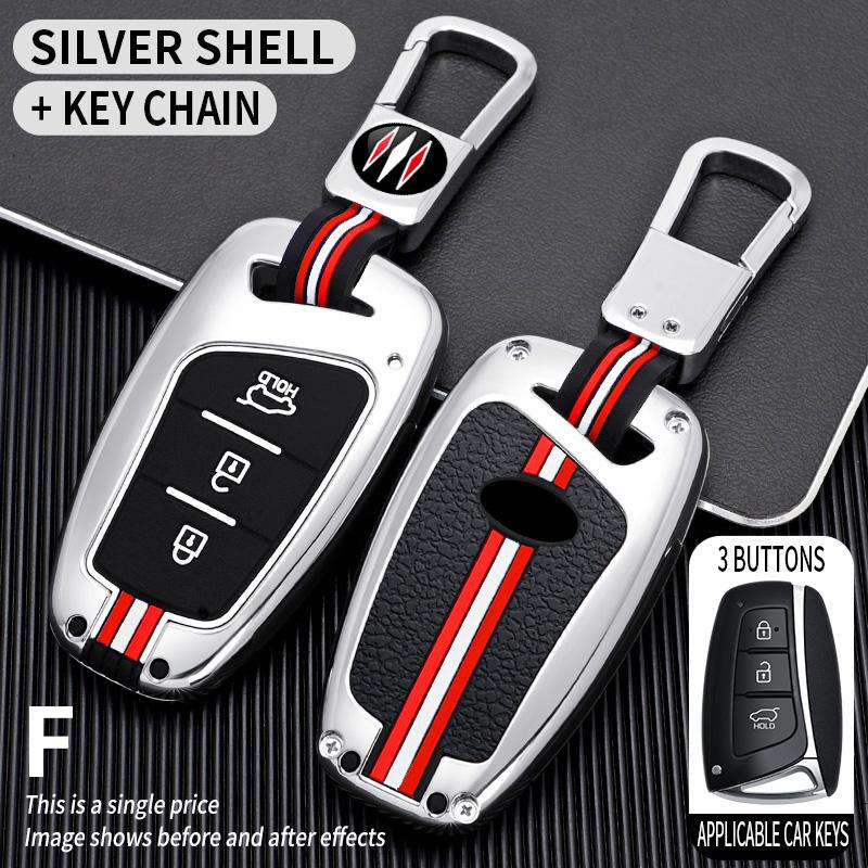 Чехол для ключа автомобиля Крышка Корпус Держатель брелока Для Hyundai Grand Santa Fe IX45 GENESIS EQUUS AZERA 2013 2014 2015 2016 Аксессуары для брелока