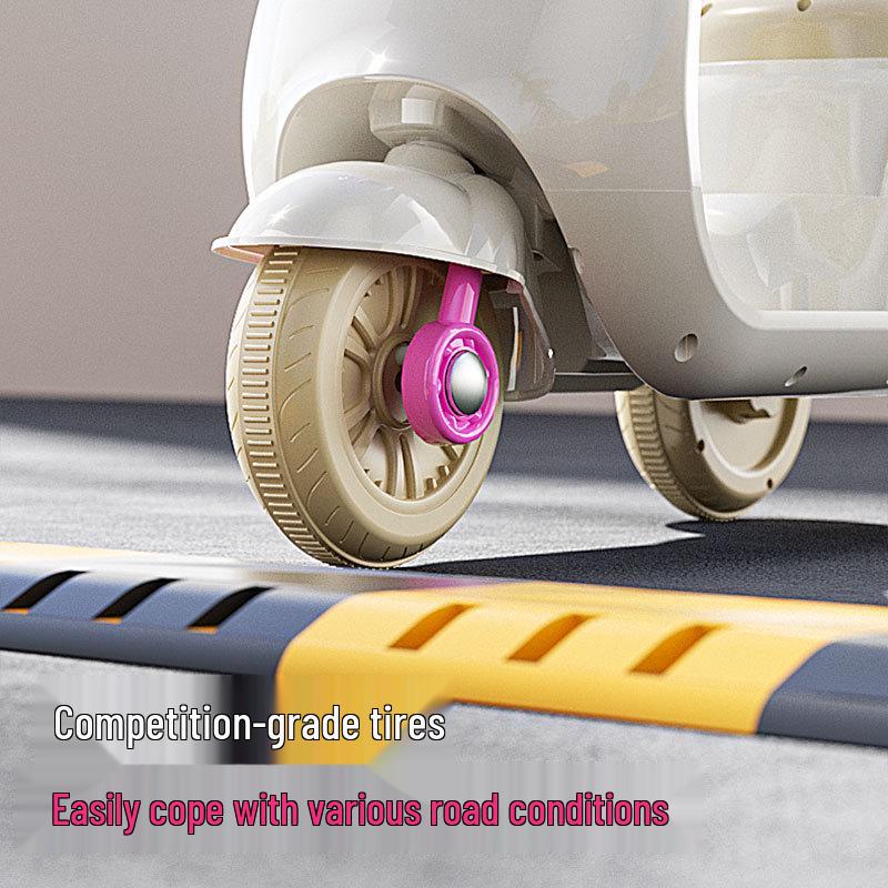 Детский электрический трехколесный велосипед 2024 года для мальчиков и девочек, возраст 3-12 лет, с большим запасом хода, можно толкать.