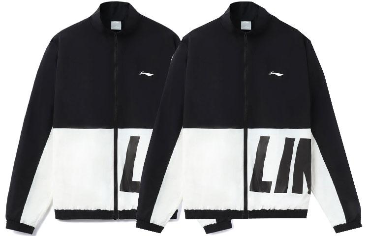 Men's Jacket Li-Ning Li Ning Sports Fashion Collection Jacket Fall Unisex Black White