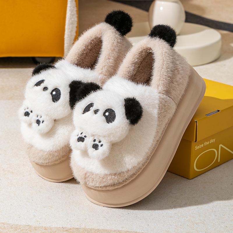 2025 Trend Slipper женские теплые домашние тапочки женские тапочки зимняя обувь с удобной круглой головкой классическая нескользящая платформа