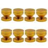 Spike Audio Copper Aluminum Sound Quality Vibration Top and Bottom Set 8 Piece Insulators, Supports, Speakers, Alloy, Alloy, Improvement, Suppression,