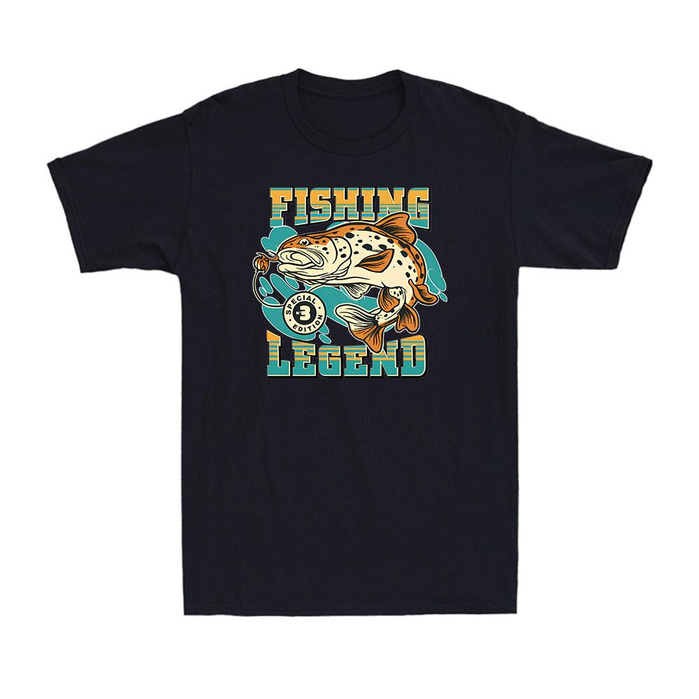 Fishing Legend Funny Fisherman Lovers Special Edition Gift Men's Cotton T-Shirt