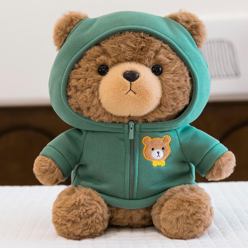 New Casual Sweatshirt, Bear Plush Toys Sweater, Teddy Bear Doll, Children's Birthday Gift Doll
