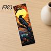 Wear-resistant Bookmark Stained Glass Flower Bookmark, Floral Acrylic Suncatcher Lightweight Plant Book Page Marker, Gifts for Bookish, Women