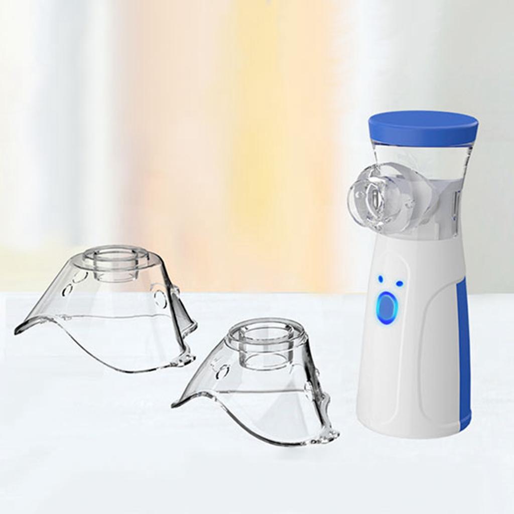 Handheld Ultrasound Nebulizer Machine Fine Mist Silicone Low Noise Portable Inhaler