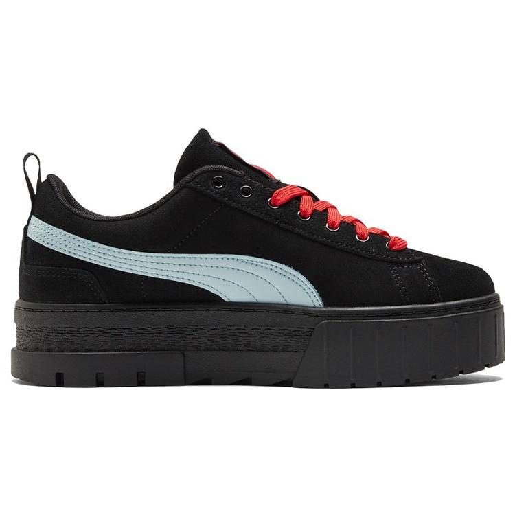 (WMNS) PUMA Dua Lipa x Mayze Suede 'Black Blue Glow' Women's 387294-05