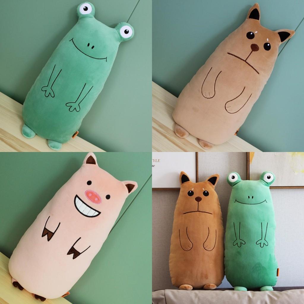 Мультяшная Очаровательная Лягушка Кролик Поросенок Плюшевая Игрушка Компаньоны для Сна Подарок на День Рождения