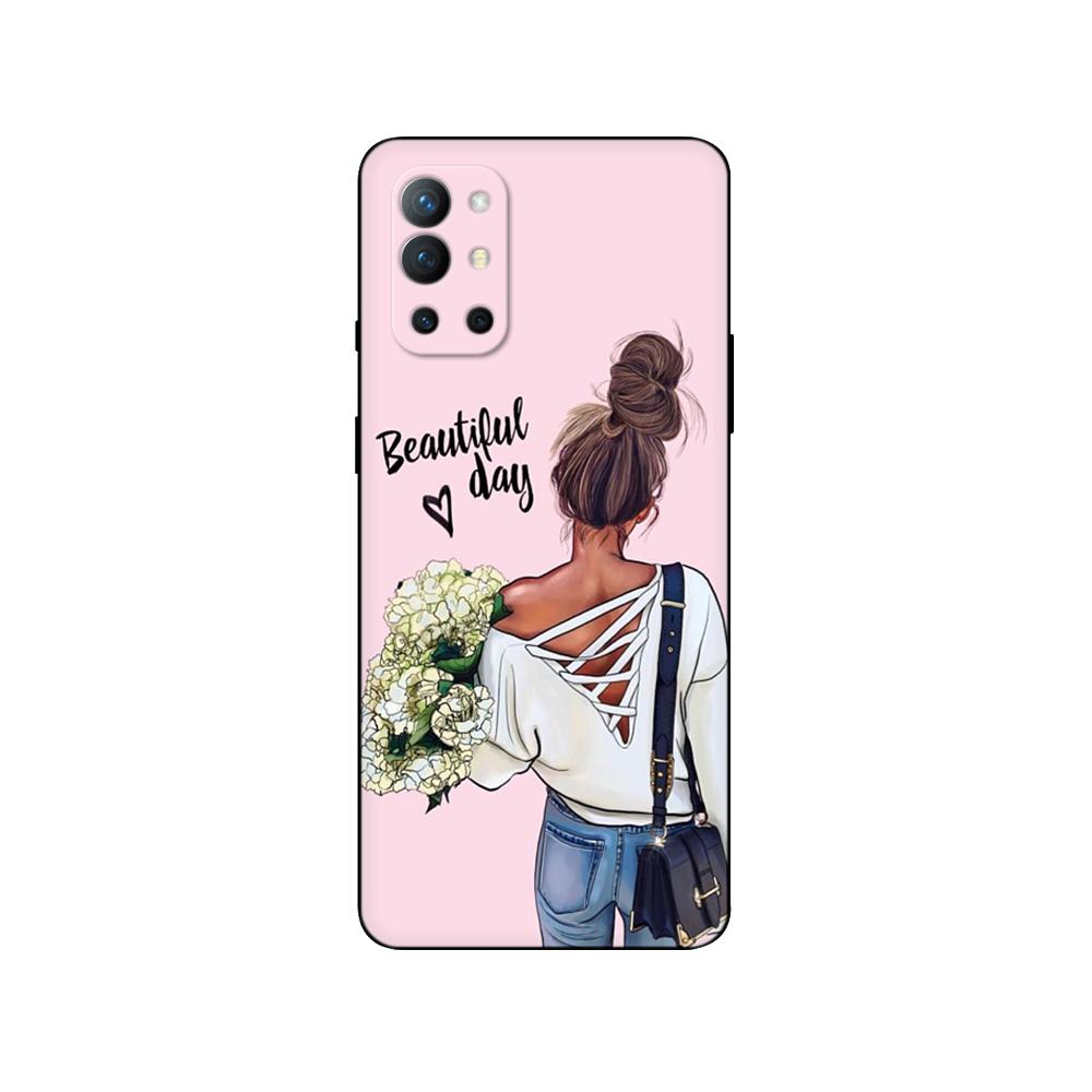 Чехол для OnePlus 9, чехол для OnePlus 9 Pro, чехол для OnePlus 9R, силиконовый чехол для задней панели телефона One Plus 9 EU/NA R 9Pro 5G, черный чехол из ТПУ