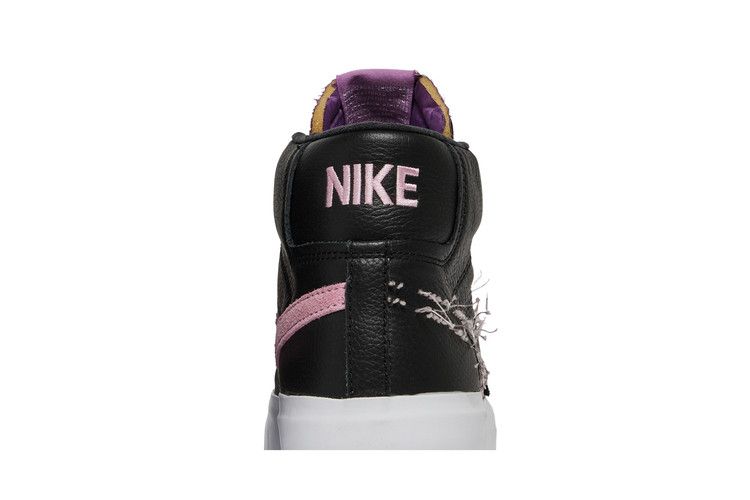 Men's Sneakers Nike SB Zoom Blazer Mid Edge Black Pink Rise Black/Pink Rise-White