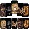 Для iPhone 16 15 X XR Samsung Galaxy S24 S23 Plus Xiaomi Redmi Note 13 12 11 Pro Max 9 10 14 S9 9C OPPO Huawei Cover Grassland Africa Lion Phone Case