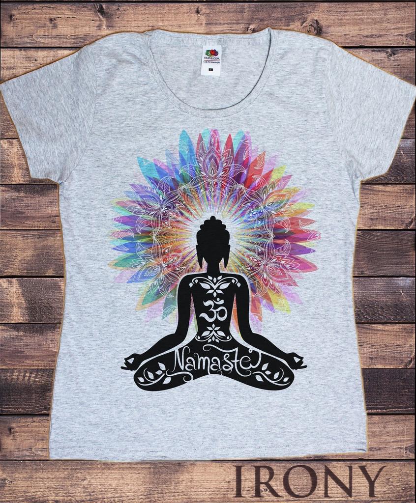 Модная футболка Zen Hobo Boho Paix, женские топы с принтом Будды и чакры, медитация, простая женская футболка, летняя футболка Femme