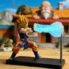 Фигурки Аниме Dragon Ball Фигурка Сон Гоку Лампа из эпоксидной смолы Саяны Ночник Украшение комнаты Детские игрушки Рождественские подарки