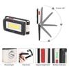 LED COB Rechargeable Magnetic Work Light Portable Flashlight Waterproof Camping Lantern Magnet Design With Power Display