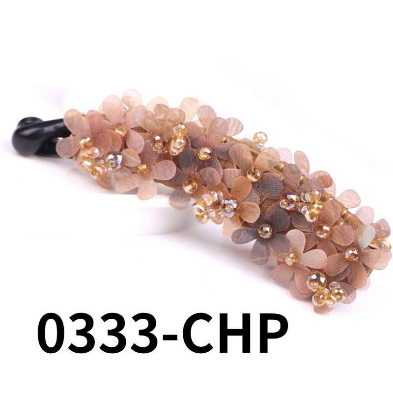 Новая заколка для волос из пряжи Juan с цветком, корейская заколка-банан, заколка для хвоста, закрученная заколка для волос, головной убор YSL