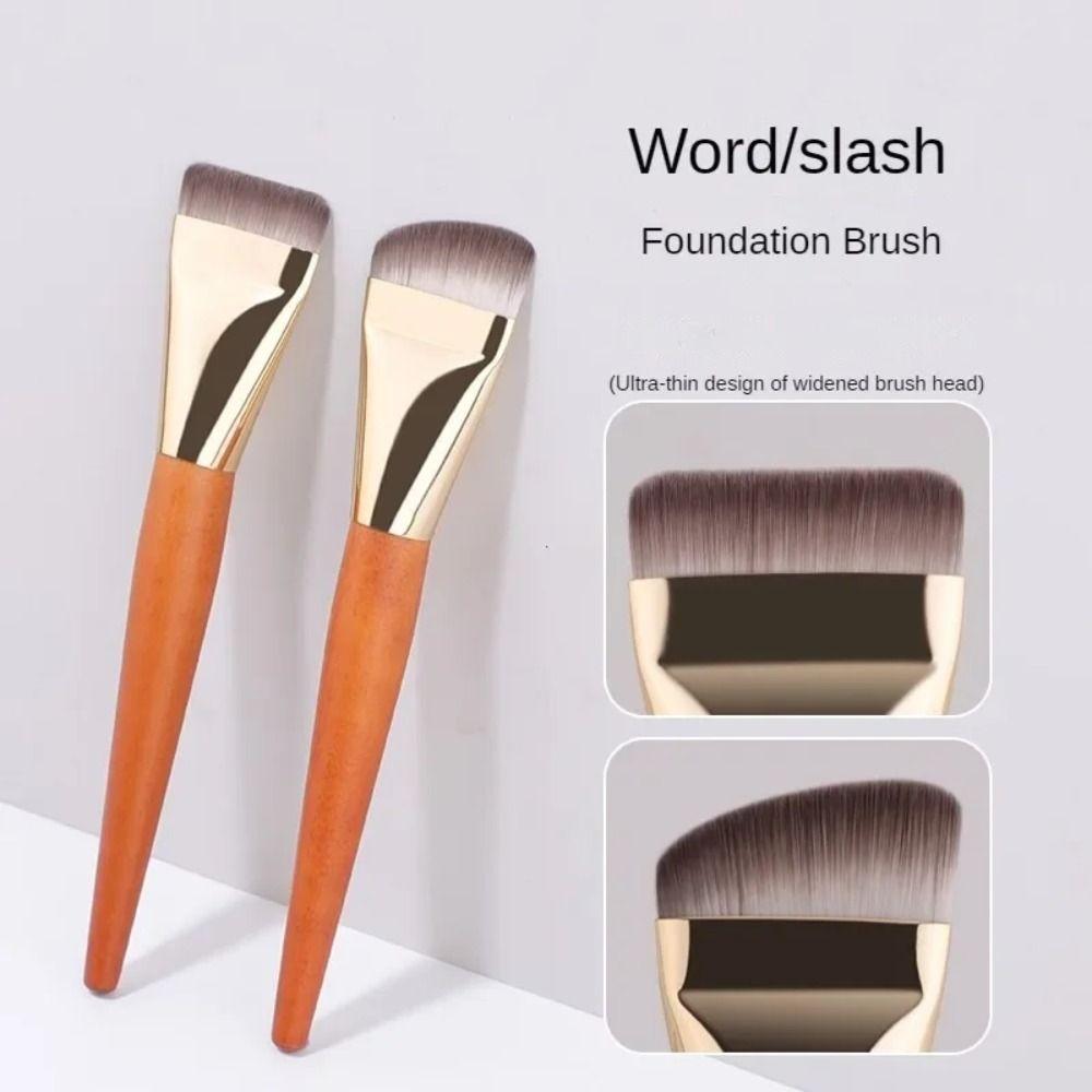 Soft Flat Contour Brush Smooth Makeup Brushes Make Up Tools Foundation Brush Women
