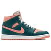 Air Jordan 1 Mid 'Dark Teal Green' Women's Jordan BQ6472-308