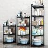 Bathroom Storage Rack 3/4/5 Tier Toilet Corner Shelf Multi Story Racks Snack Cosmetic Holder Kitchen Organizer Triangle Shelf