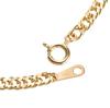 K18 18K Gold Kihei Anklet 2 Sides Double Width Selectable Size Pull Ring Gold Hollow Chain Size 23cm [Speranza] 2.9mm