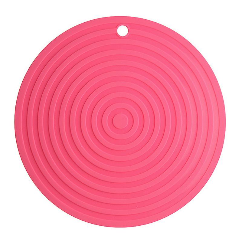 Коврик для индукционной плиты 18 X18x0,35 см, силиконовый, несмываемый, водонепроницаемый, маслостойкий, подставки для стаканов, теплоизоляционный коврик, однотонный