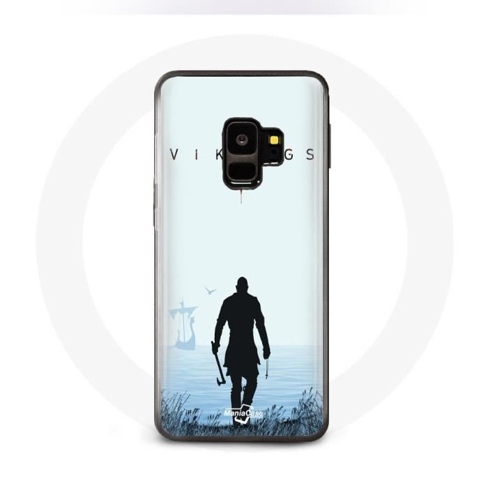 Coque pour Samsung Galaxy S9 Vikings Série Saison 6 Ragnar Lothbrok La Bande Annonce 2022