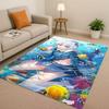HD Anime Gawr Gura Hololive Cartoon Cute Girl Living Room Non-Slip Area Rug Carpet For Bedroom Playroom Sofa,Home Decor Doormat