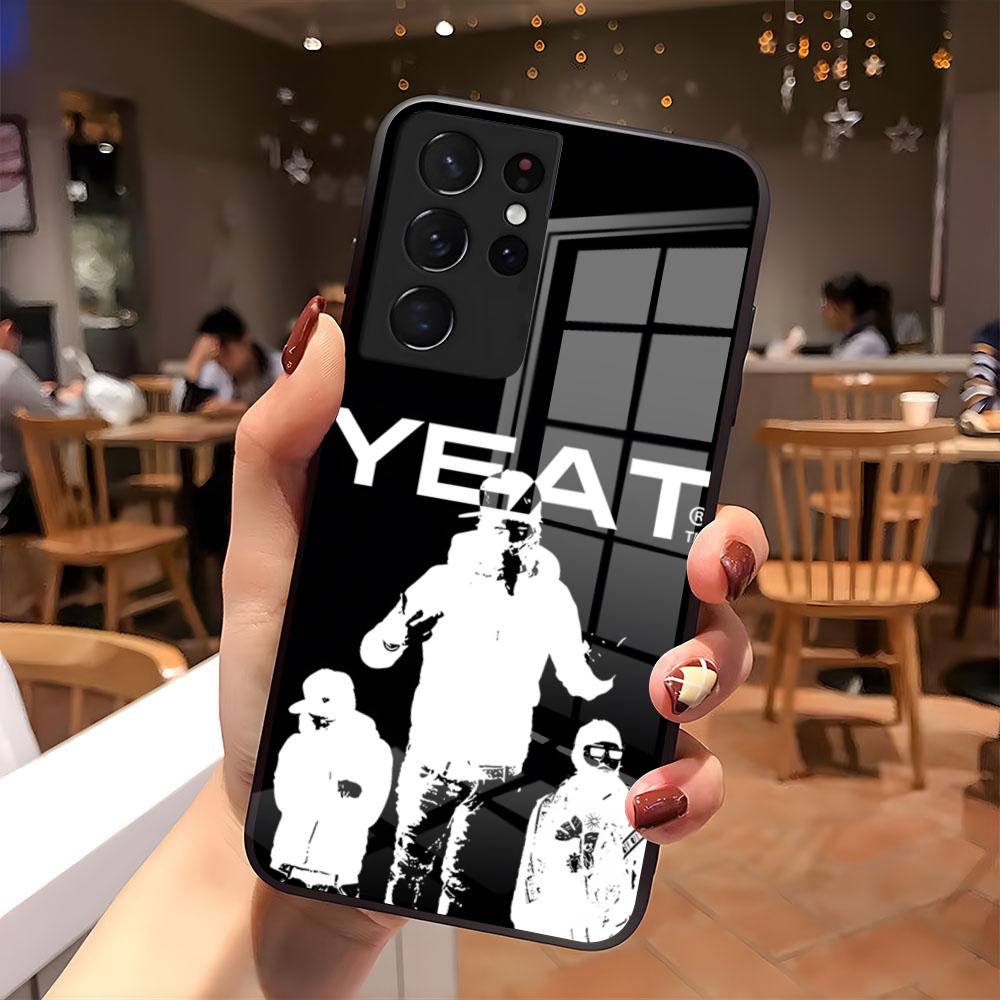 Чехол для телефона Yeat Rapper AfterLyfe для Samsung A56 A36 A26 A16 A15 A25 A35 A55 A14 A34 A24 A54 Стеклянный чехол