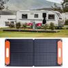 80W Portable Solar Panel Foldable Backpacking Charger High Efficiency USB C Dual USB Ports Waterproof for Camping
