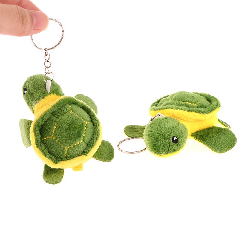 10Cm Cute Turtle Stuffed Doll Soft Plush Toy Keychain Bag Decor Pendant Kid Gift