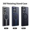 KEYSION 360 Скрытая Металлическая Подставка Магнитный Чехол для Magsafe для Samsung Galaxy S24 S25 Ultra S24+ S25+ Матовый Ударопрочный Чехол для Телефона