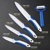 Ceramic Knives Kitchen Knives 3 4 5 6 Inch Chef Knife Cook Set+peeler White Zirconia Blade Multi-color Handle High Quality